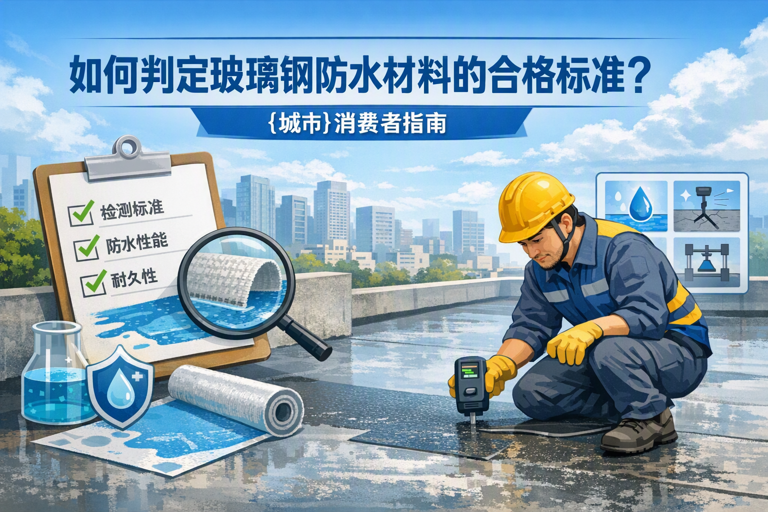 如何判定玻璃钢防水材料的合格标准？ 张家界 消费者指南
