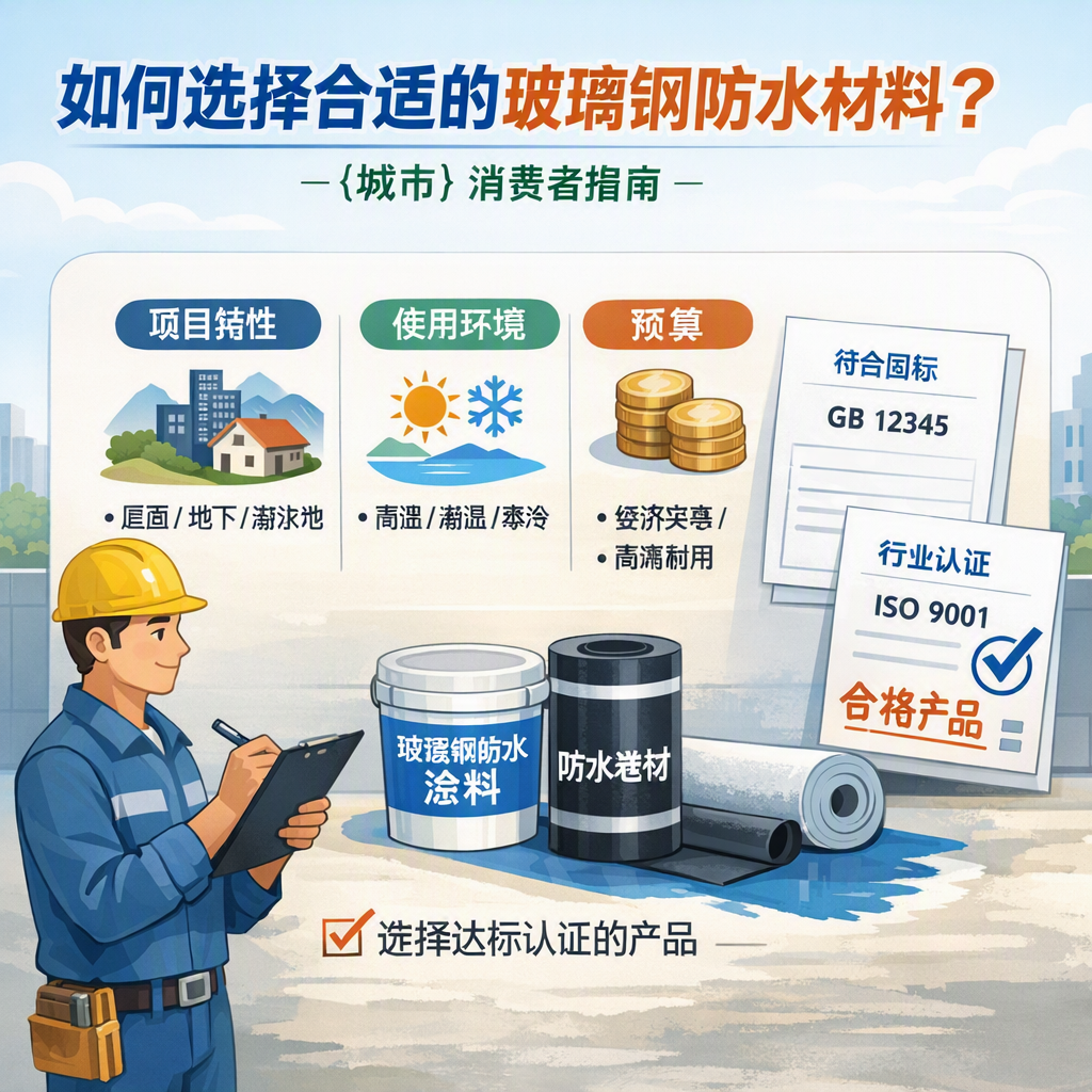 如何判定玻璃钢防水材料的合格标准? 张家界 消费者指南